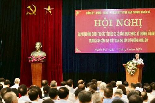 Phường Nghĩa Đô: Chủ động giải quyết vấn đề phát sinh ngay từ cơ sở