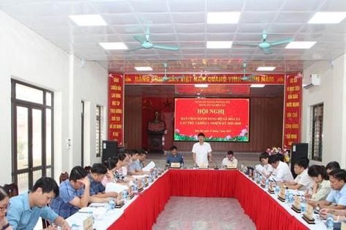 Đảng bộ xã Hòa Xá góp ý vào dự thảo báo cáo chính trị trình Đại hội