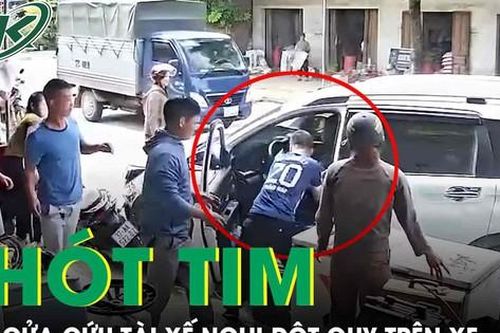 Người thợ điện lạnh dũng cảm phá cửa cứu tài xế đột quỵ trên chiếc xe đang trôi tự do