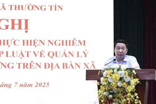 Thường Tín quyết tâm không để hình thành điểm nóng về vi phạm đất đai, trật tự xây dựng trên địa bàn