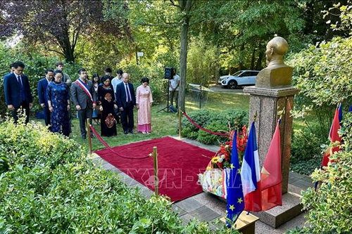 Phó chủ tịch Quốc hội Nguyễn Thị Thanh thăm Không gian Hồ Chí Minh và triển lãm di sản Hoàng thành và Cổ Loa tại Pháp
