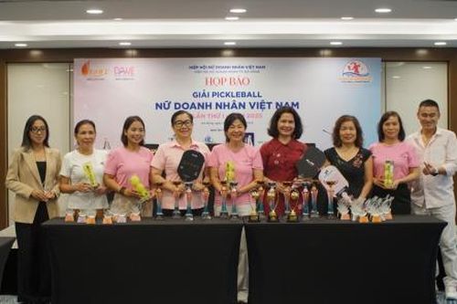 Công bố giải Pickleball kết nối và lan tỏa nhân ái của cộng đồng Nữ Doanh nhân Việt Nam