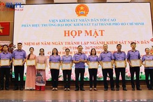 Phân hiệu Trường Đại học Kiểm sát tại TP Hồ Chí Minh họp mặt kỷ niệm thành lập Ngành