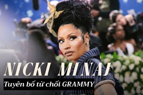 Nicki Minaj tiếp tục lên tiếng việc bị GRAMMY phớt lờ