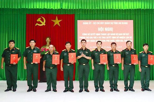 Công bố thành lập Đảng bộ Ban Chỉ huy phòng thủ khu vực 4 đặc khu Phú Quốc