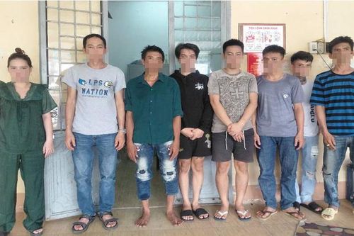 Công an xã Bình An xử phạt 11 đối tượng dương tính với ma túy