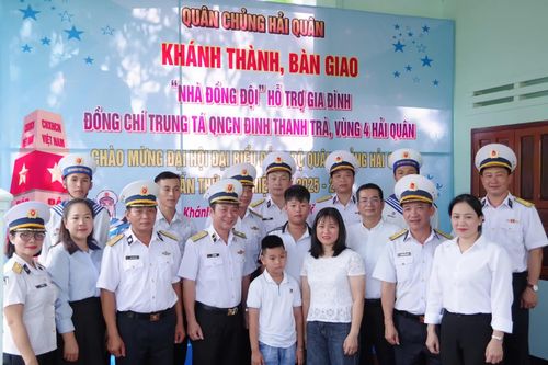 Quân chủng Hải quân khánh thành 'Nhà đồng đội' cho quân nhân có hoàn cảnh khó khăn