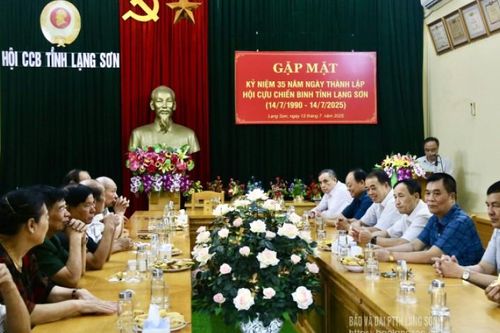 Gặp mặt kỷ niệm 35 năm Ngày thành lập Hội Cựu chiến binh tỉnh