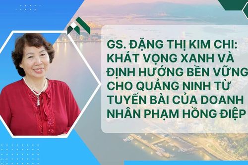 Khát vọng xanh và định hướng bền vững cho Quảng Ninh từ tuyến bài của Doanh nhân Phạm Hồng Điệp