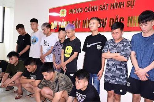 CATP Hải Phòng tạm giữ nhóm đối tượng gây rối trật tự