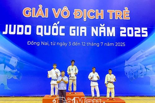 Giải vô địch trẻ Judo Quốc Gia năm 2025: Cà Mau đoạt 7 huy chương