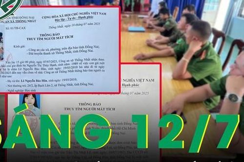 Sáng 12/7: Bí ẩn vụ 2 thiếu nữ mất tích ở Đồng Nai, một cô gái biến mất 1 năm không dấu vết