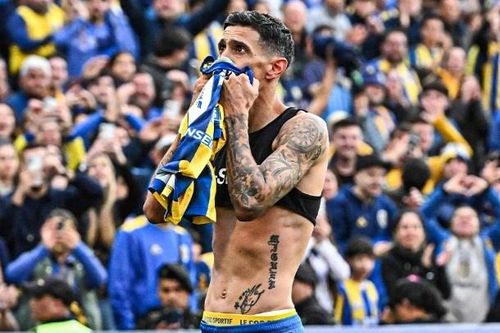 Di Maria khóc 2 lần trong 1 trận