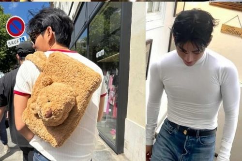 Thành viên V của BTS khoe vóc dáng săn chắc trong loạt ảnh cuối cùng tại Paris