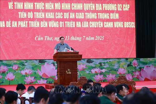 Thủ tướng chủ trì hội nghị về thực hiện chính quyền hai cấp và triển khai dự án trọng điểm vùng ĐBSCL