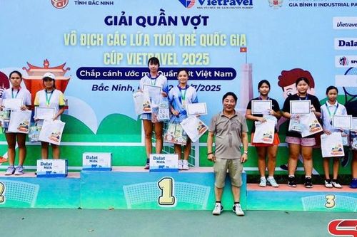 Đội tuyển quần vợt Sơn La giành 5 huy chương tại Giải quần vợt vô địch các lứa tuổi trẻ quốc gia - Cúp Vietravel 2025