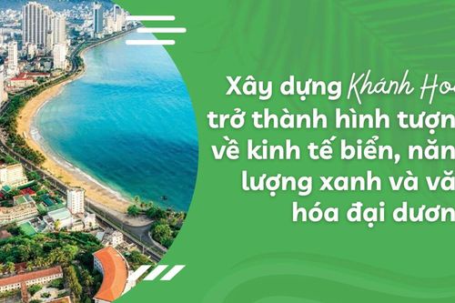 Xây dựng Khánh Hòa trở thành hình tượng về kinh tế biển, năng lượng xanh và văn hóa đại dương