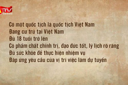 Điều kiện đăng ký dự tuyển công chức theo quy định mới