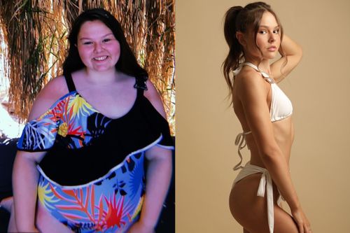 Bị gọi là 'cá voi', cô gái Anh 105 kg lột xác nhờ giảm 52 kg