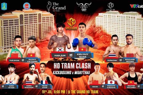 Võ sĩ Việt Nam đại chiến dàn cao thủ Hàn Quốc, Trung Quốc tại sự kiện võ thuật Grand Strike Force Vol.3