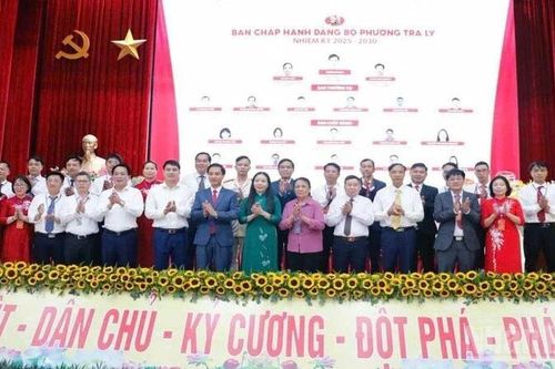 Phường Trà Lý, tỉnh Hưng Yên tổ chức thành công đại hội Đảng bộ