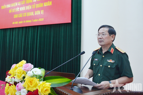 Triển khai nhiệm vụ xây dựng hồ sơ bệnh án điện tử, hồ sơ sức khỏe điện tử quân nhân