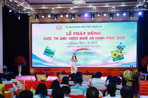 Phát động cuộc thi ảnh, video 'Nghệ An hạnh phúc - Happy Nghệ An 2025'