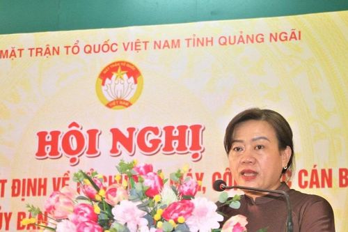 Công bố nhân sự lãnh đạo và bộ máy Ủy ban MTTQ Việt Nam tỉnh Quảng Ngãi