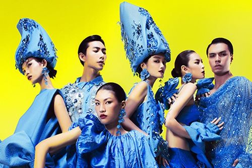 Á hậu Quỳnh Anh hóa 'nàng thơ' lạ lẫm bên dàn mẫu trẻ đẹp