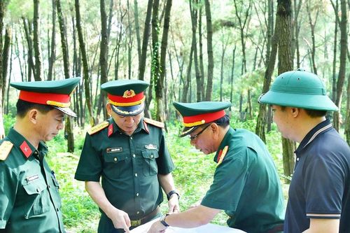 Bộ Chỉ huy Quân sự tỉnh kiểm tra công tác triển khai xây dựng công trình quốc phòng