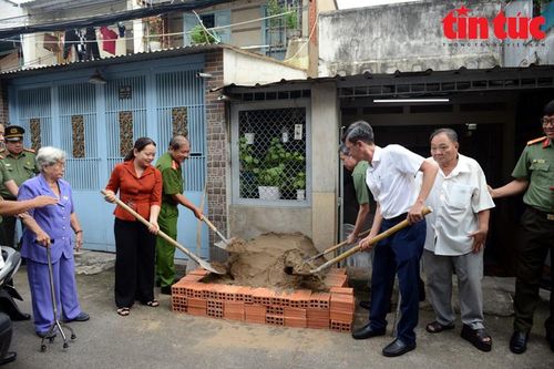 TP Hồ Chí Minh: Xây nhà cho hội viên Hội Cựu Công an nhân dân có hoàn cảnh đặc biệt khó khăn