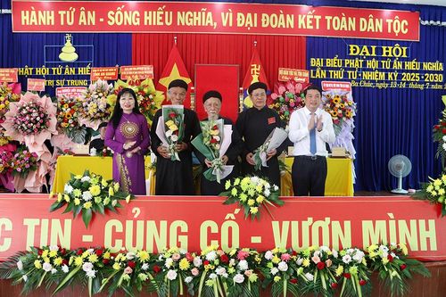 Đại hội đại biểu Phật hội Tứ Ân Hiếu Nghĩa nhiệm kỳ 2025-2030