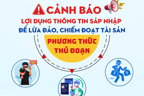 Cảnh giác thủ đoạn lừa đảo 'cập nhật thông tin' trong bối cảnh sáp nhập đơn vị hành chính