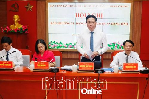 Ban Thường vụ Đảng ủy Các cơ quan Đảng tỉnh Khánh Hòa tổ chức Hội nghị lần thứ nhất, nhiệm kỳ 2020 - 2025