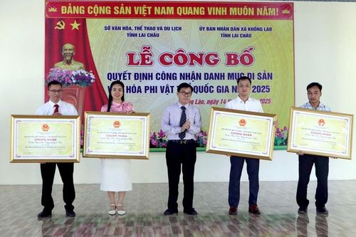 Công bố Quyết định công nhận danh mục di sản văn hóa phi vật thể quốc gia năm 2025