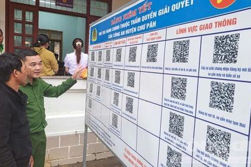 Công an cấp xã tận tụy phục vụ nhân dân trong mô hình chính quyền hai cấp
