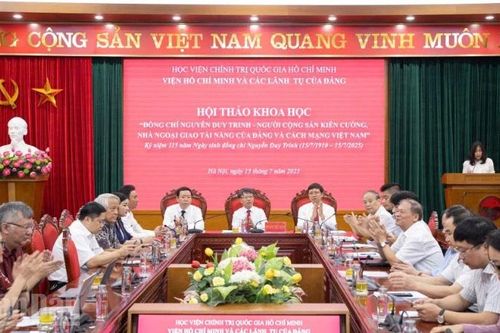 Tôn vinh, tri ân những cống hiến to lớn của đồng chí Nguyễn Duy Trinh