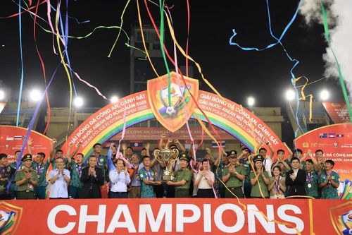 Bế mạc Giải bóng đá Công an, Cảnh sát ASEAN mở rộng 2025