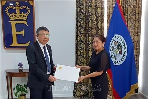 Việt Nam-Belize tăng cường ủng hộ lẫn nhau trên các diễn đàn đa phương