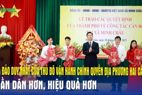 Vận hành chính quyền địa phương hai cấp ở xã đảo duy nhất của Thủ đô: Gần dân hơn, hiệu quả hơn