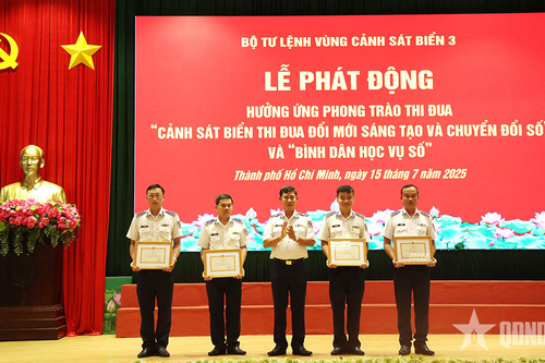 Bộ tư lệnh Vùng Cảnh sát biển 3 phát động thi đua đổi mới sáng tạo và chuyển đổi số