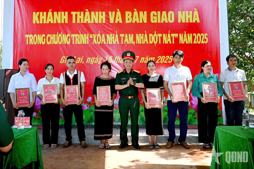 Công ty 715 (Binh đoàn 15): Chung tay xóa nhà tạm, nhà dột nát vùng biên giới