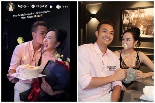 'Con trai Mai Thu Huyền' mừng sinh nhật vợ trẻ xinh