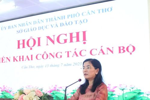 Sở GD&ĐT TP Cần Thơ kiện toàn công tác cán bộ
