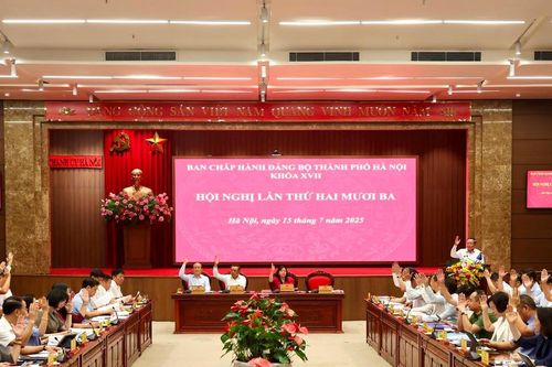 Hà Nội: Thống nhất phương hướng công tác nhân sự Đại hội Đảng bộ TP lần thứ XVIII