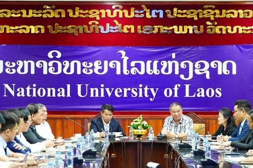 ĐH Tài chính - Ngân hàng Hà Nội thúc đẩy hợp tác giáo dục với ĐH Quốc gia Lào