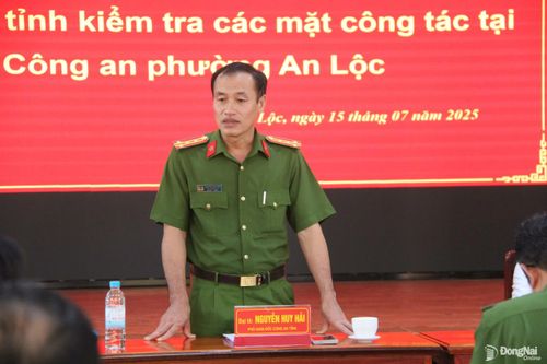 Lực lượng công an cấp xã, phường phải thực sự chính quy, tinh nhuệ