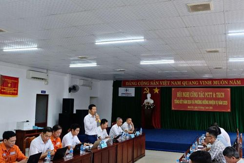 Hội nghị tổng kết công tác Phòng chống thiên tai và tìm kiếm cứu nạn năm 2024 và phương hướng, nhiệm vụ công tác PCTT&TKCN năm 2025