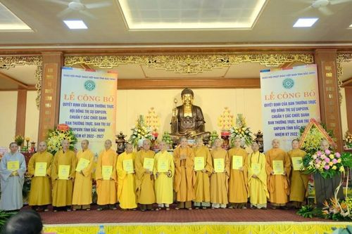 Bắc Ninh: Công bố các quyết định kiện toàn nhân sự Ban Trị sự GHPGVN tỉnh, nhiệm kỳ 2022-2027