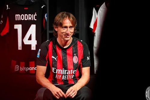 Luka Modric khoác áo số 14 tại AC Milan